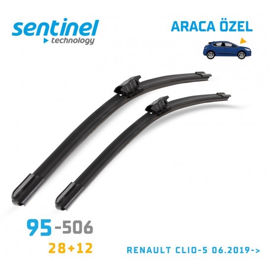 Araca Özel Silecek Takımı  Renault Clıo-5 06.2019-> 95-506